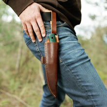 Cargar imagen en el visor de la galería, Cuchillo artesanal de Supervivencia y Bushcraft