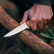 Cargar imagen en el visor de la galería, Cuchillo de supervivencia y bushcraft Garra de Lobo | Acero MOVA