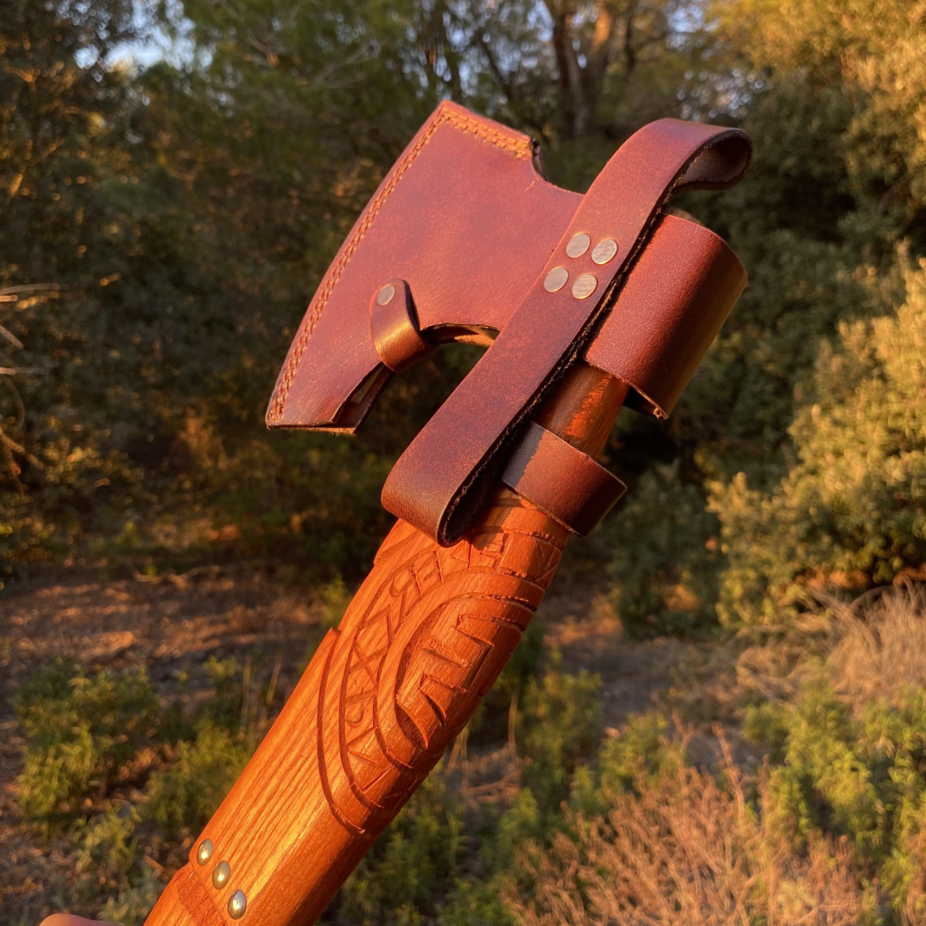 Hacha Vikinga artesanal