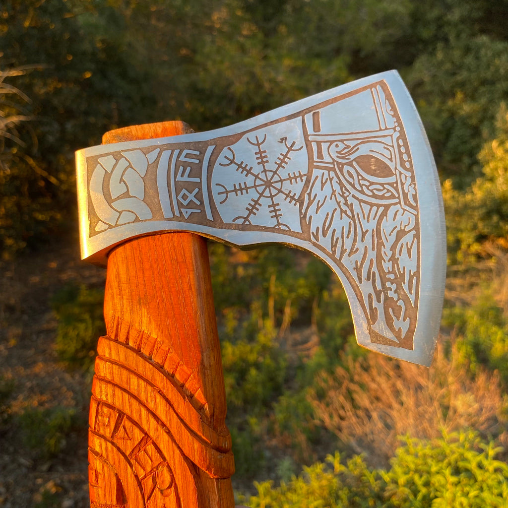 Hacha Vikinga artesanal