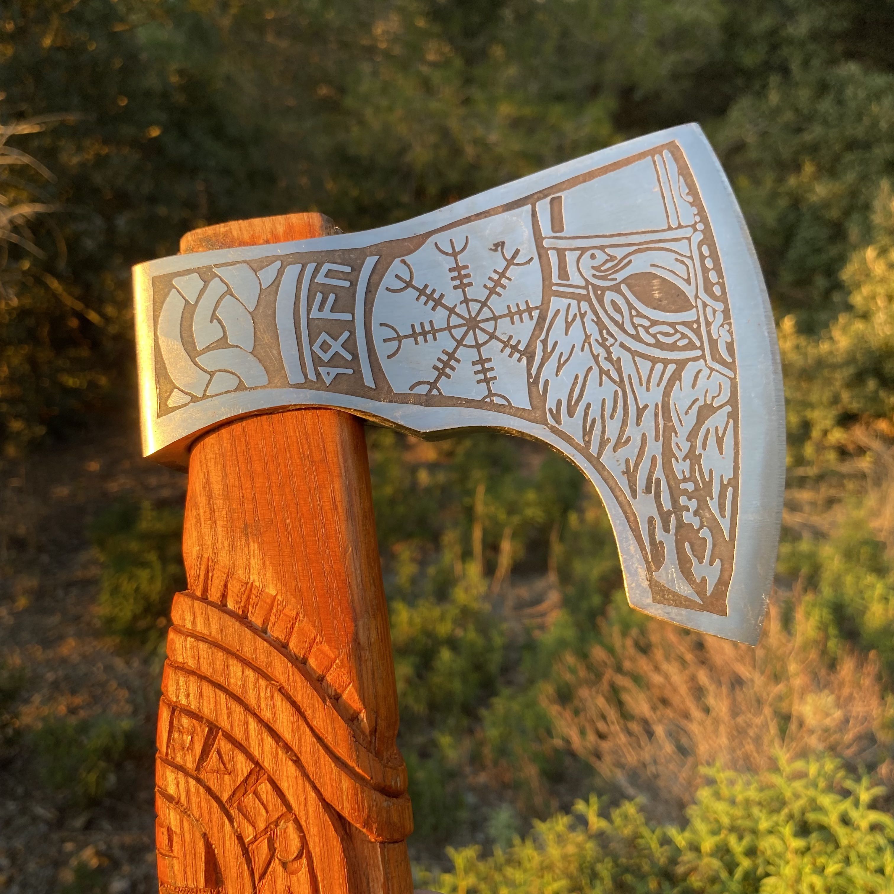 Hacha Vikinga artesanal
