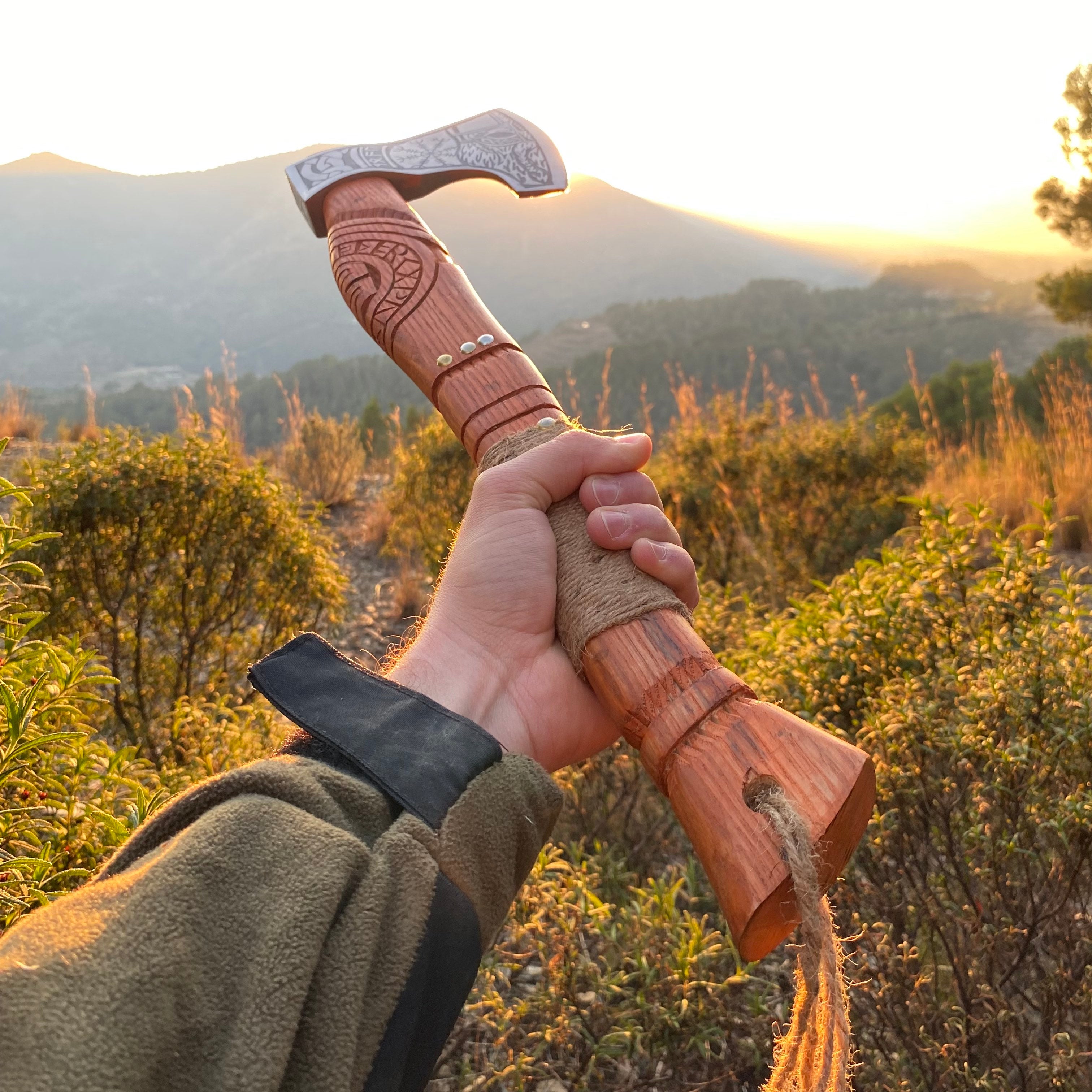 Hacha Vikinga artesanal