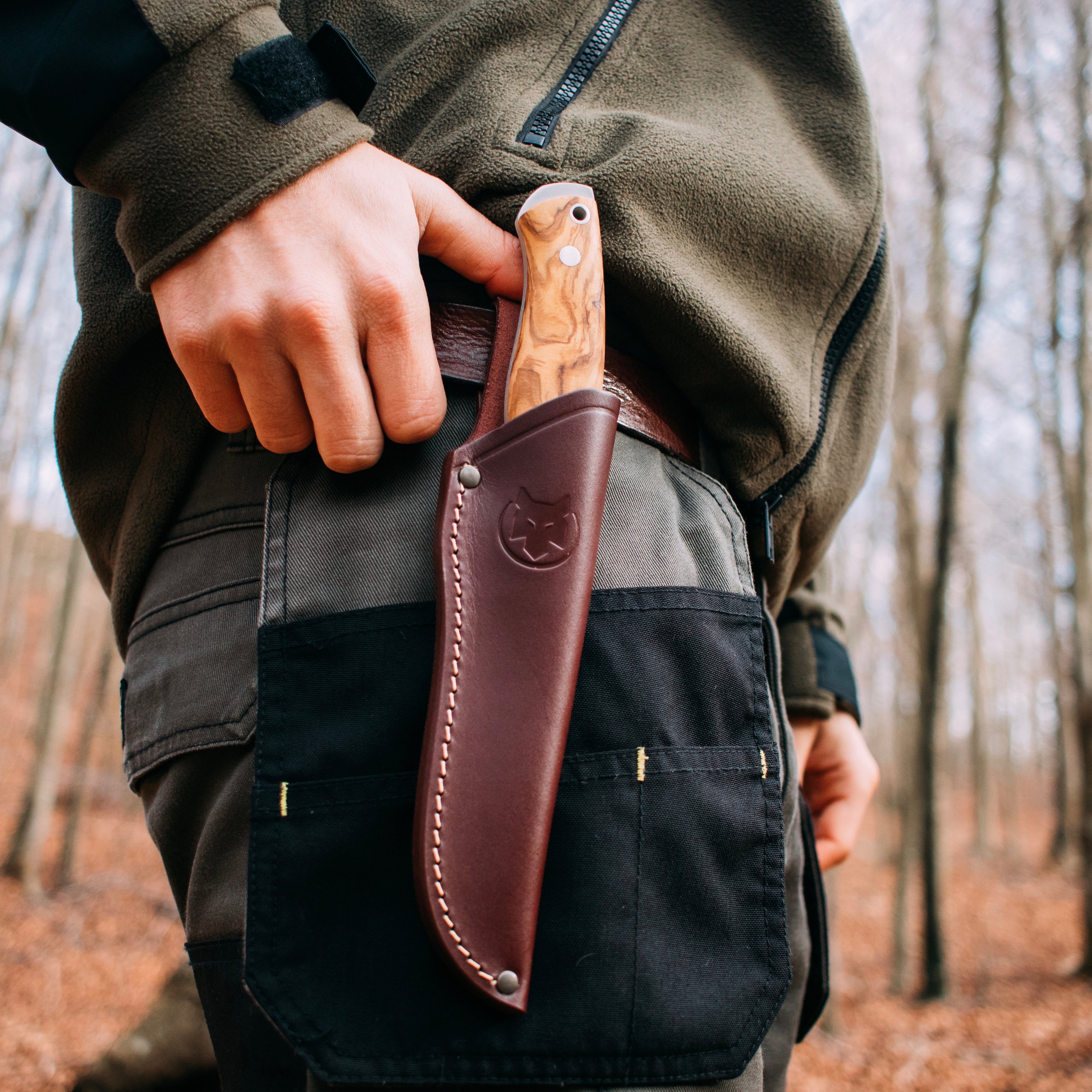 Cuchillo de supervivencia y bushcraft Garra de Lobo | Acero MOVA